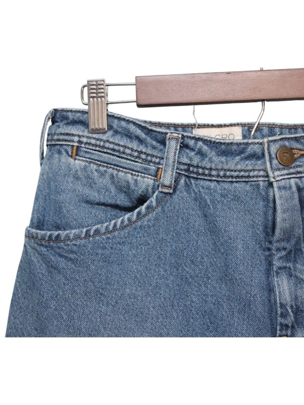 Anthropologie Pilcro Jeans Size 28 Relaxed Wide Leg Tapered Baggy Denim Boho - Picture 5 of 14